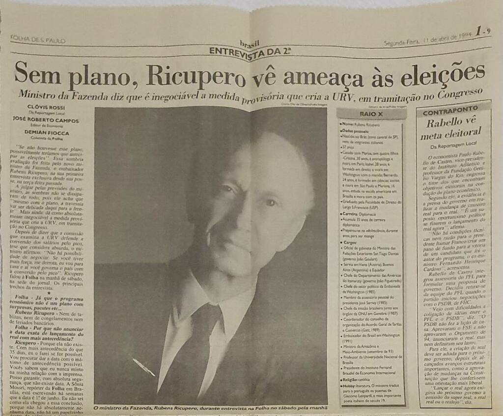 Entrevista Rubens Ricupero